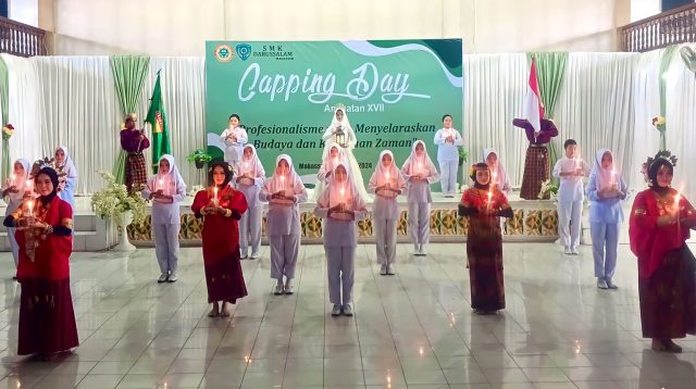 Caping Day, Bentuk Komitmen Siswa Sebelum Praktik di Berbagai Institusi Kesehatan