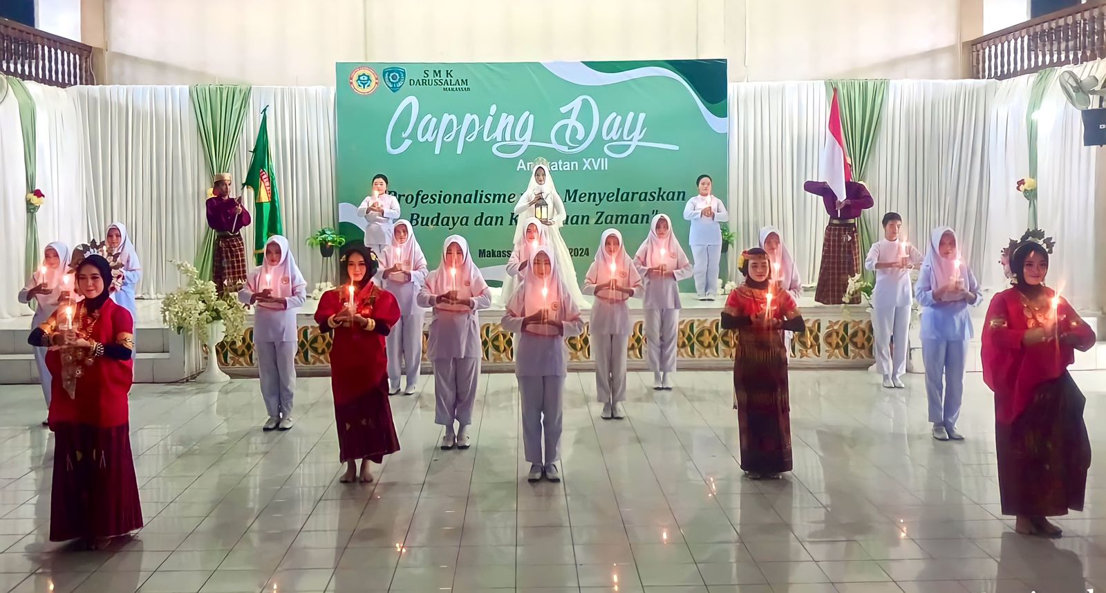 Caping Day, Bentuk Komitmen Siswa Sebelum Praktik di Berbagai Institusi Kesehatan
