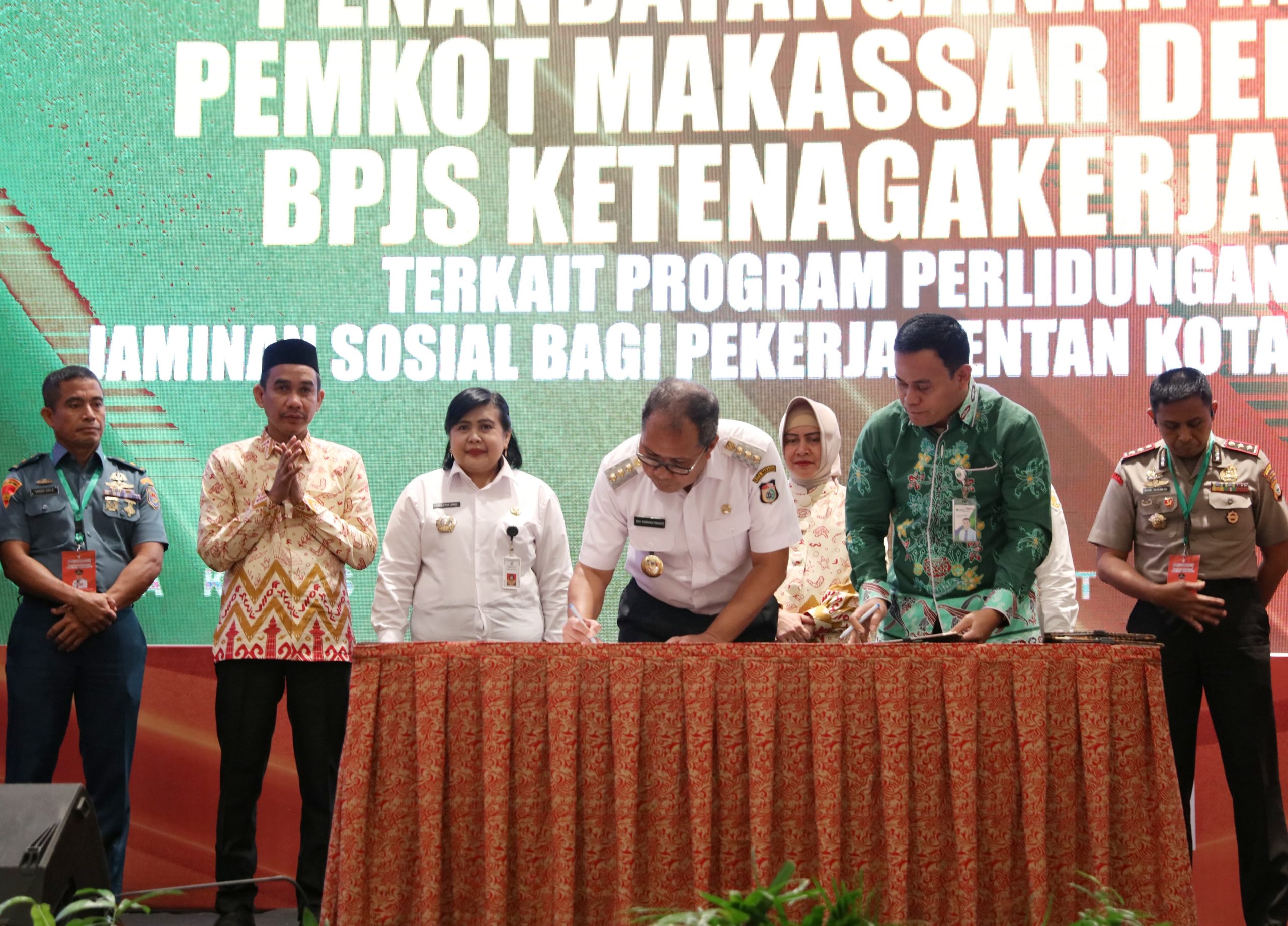 Pemkot Makassar Gandeng BPJAMSOSTEK Lindungi Pekerja Rentan, Ini Manfaatnya