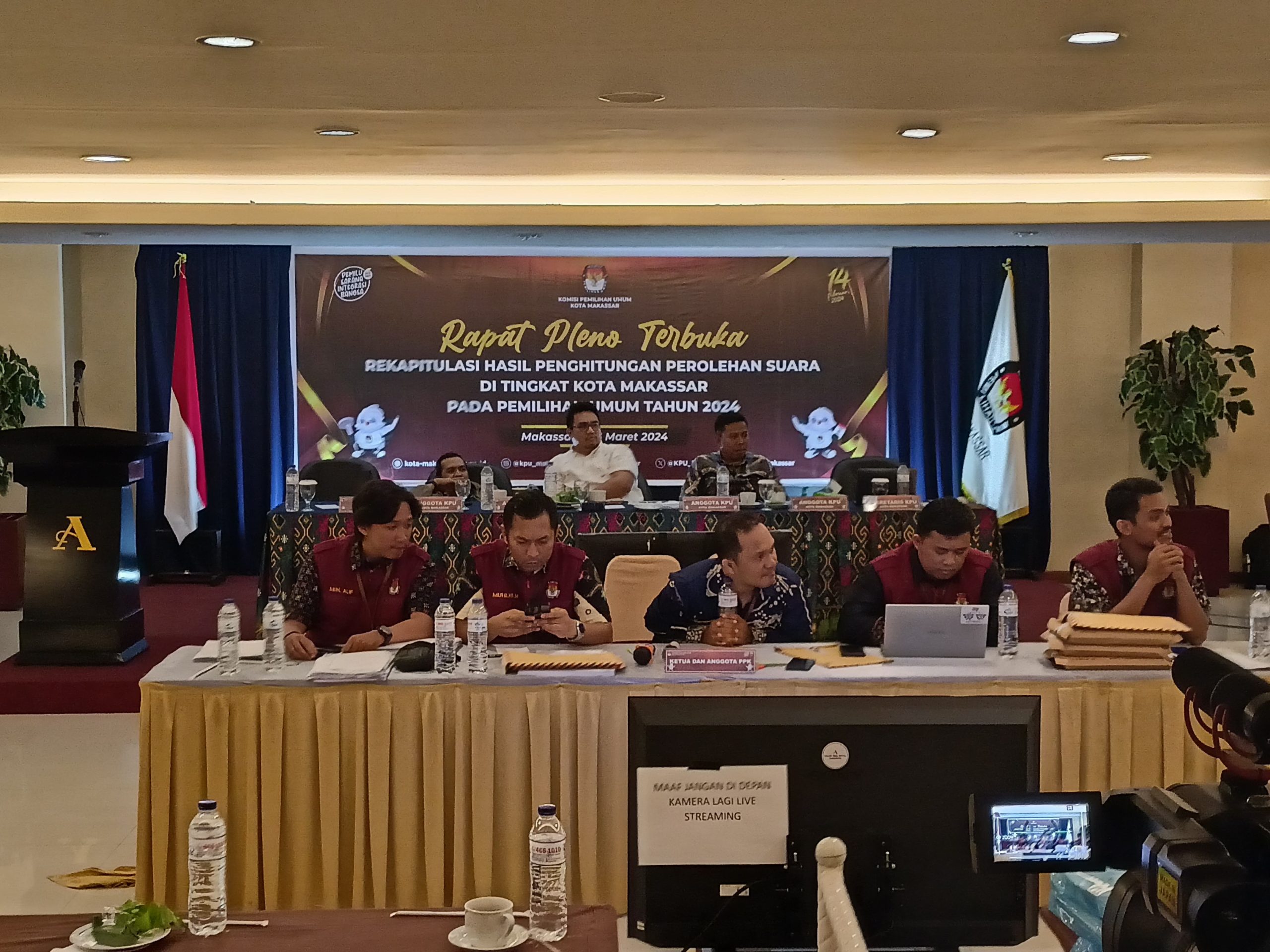 Rekapitulasi Suara Tingkat Kota Makassar Molor Dua Hari